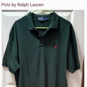Polo by Ralph Lauren Collard Polo Shirt Mens Size XL EUC